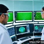 멕시코 대학교 순위 - A modern university research laboratory in Mexico, showcasing state-of-the-art biotechnology and env...